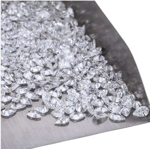 Diamant CVD Cultivé En Laboratoire - Forme Poire 3x5 Mm, Couleur D, Pureté IF, Certifié AGL