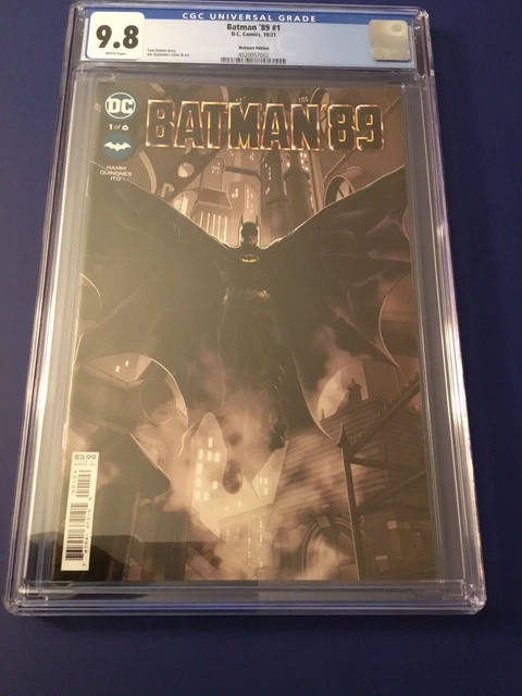 Batman ‘89 #1 CGC 9.8 White Pages WALMART EDITION Exclusive Cover DC Comics