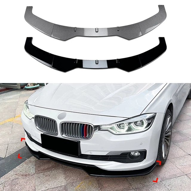Labbro spoiler paraurti anteriore per BMW 3Ser F30 F31 F35 berlina base 2013-2019 nero