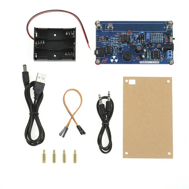 PROFESSIONAL GEIGER COUNTER Kit for In Depth Nuclear Radiation Analysis ...
