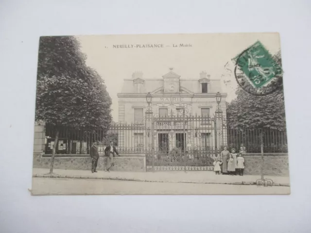 Cpa Seine Saint Denis 93 Neuilly Plaisance La Mairie