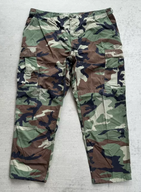 Military Pants X-Large Woodland Camouflage M81 Combat Trousers US Army BDU