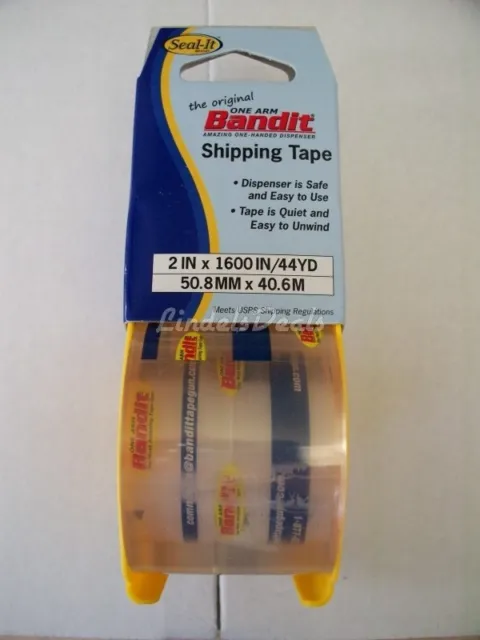 3 Rolls Carton Sealing Shipping Packing Tape 2 x 1600"  Heavy Duty Bandit tape