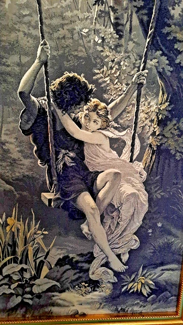 Tapis & Tapisserie - - Tissé sur soie - La peur. NF. Neyret Frères