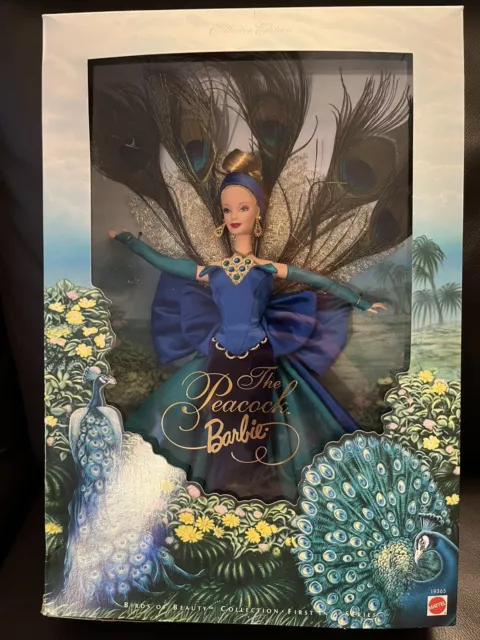 MATTEL 1998 THE Peacock Barbie New In Box Gorgeous 72.55