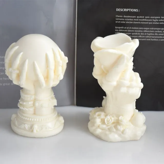 Saponi produzione rosa candela a mano muffa forma silicone 3D arte cera forma