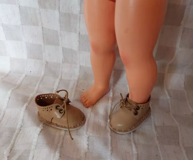 les chaussures en cuir compatibles poupée modes travaux francoise  michel