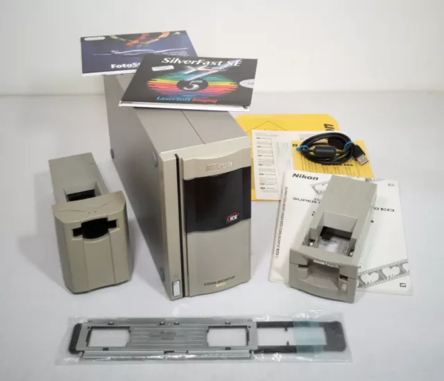 Nikon Coolscan IV LS-40 * SERVICED * film scanner + FH-3 + SA-21 + Silverfast 5