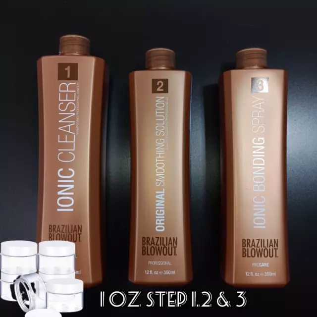 1 oz Brazilian Blowout Step 1, 2 & 3 - FREE SHIPPING