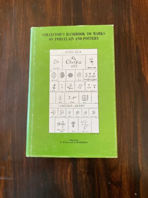 Collector's Handbook to Marks on Porcelain and Pottery 1974(collectors, dealers)