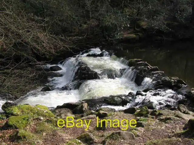 Photo 6x4 Weir on the River Teign Easton/SX7188 A stepped weir on the Ri c2005