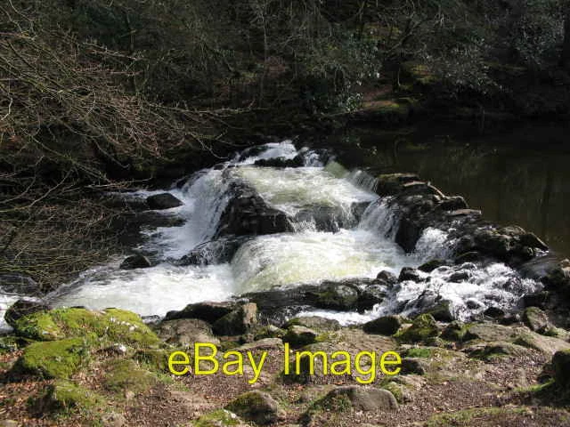 Photo 6x4 Weir on the River Teign Easton/SX7188 A stepped weir on the Ri c2005