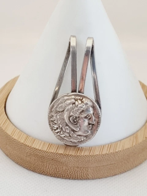 Pince à Billets Ancienne – Argent Massif 925 – Pérou