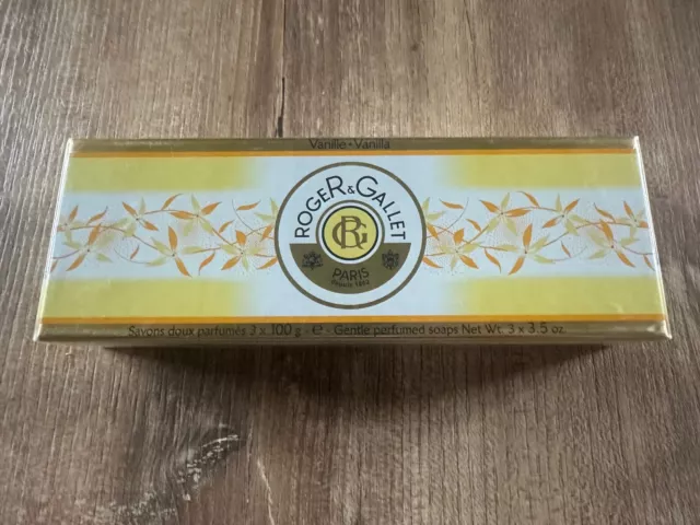 Coffret de 3 savons Roger & Gallet Parfumé Vanille