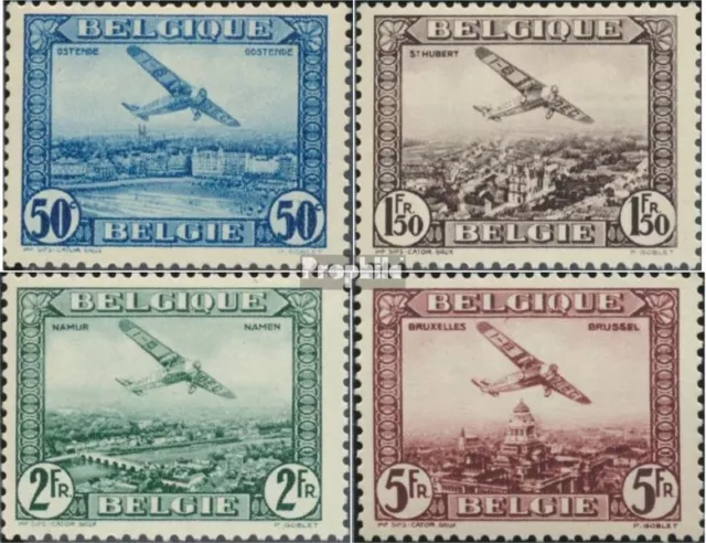 Belgique 280-283 avec charnière 1930 Airmail