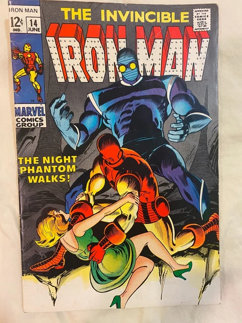 The Invincible Iron Man #14 (1969) 1st App Mutant Phantom