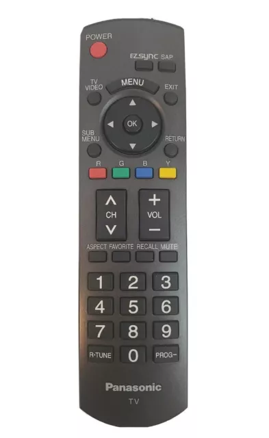 Genuine Panasonic N2QAYB000103 TV Remote Control OEM Original Replacement