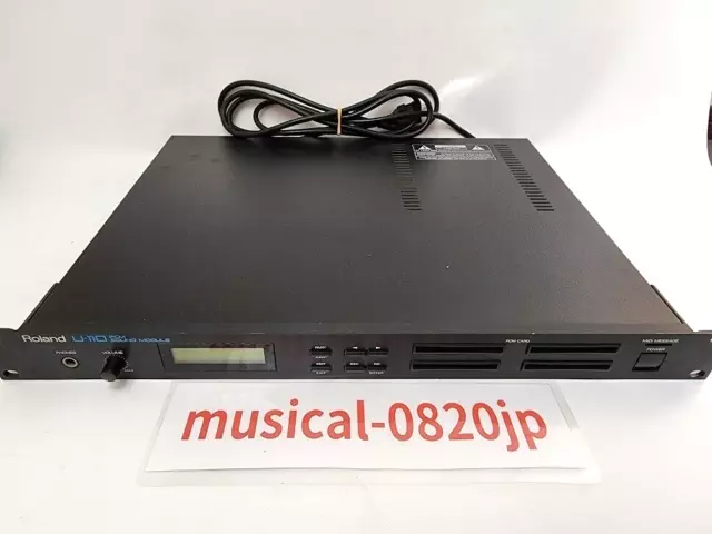 Módulo de sonido PCM MIDI Roland U-110 montaje en rack