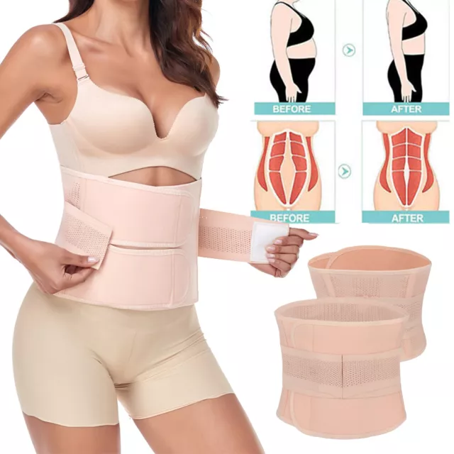 3 in 1 Postpartum Support Postpartum Belly Band Recovery Waist Belt Shapewear US