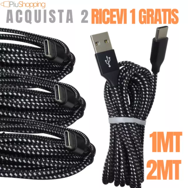 Cavo Dati Usb Ricarica Type C Caricatore Per Samsung Huawei Xiaomi Lg Asus