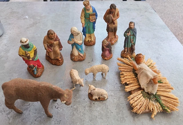 Santon Ancien Devineau - Chèvre Taille 3 - Crèche Provençale