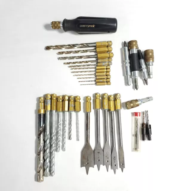 Craftsman quick change sales drill bit set