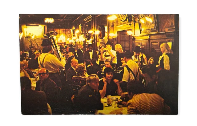 Vintage Postcard Luchow's New York City Famous Restaurant German Dexter Press