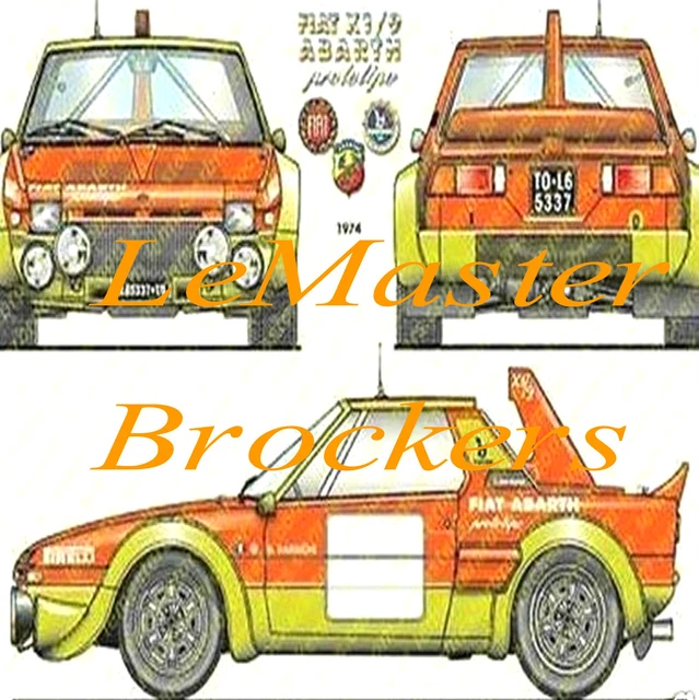 FIAT X1/9 ABARTH PROTOTIPO X 1/9 Poster voiture legende auto yougtimer vintage EUR 60,00
