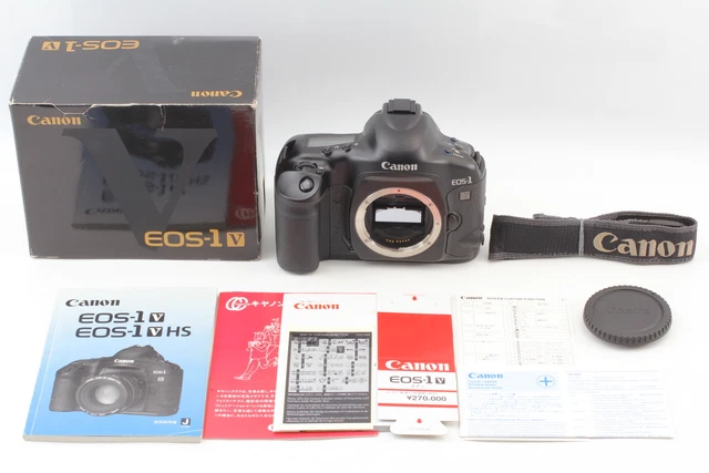 【Almost MINT in Box Count 010】 Canon EOS-1V 35mm SLR Film Camera Body From JAPAN