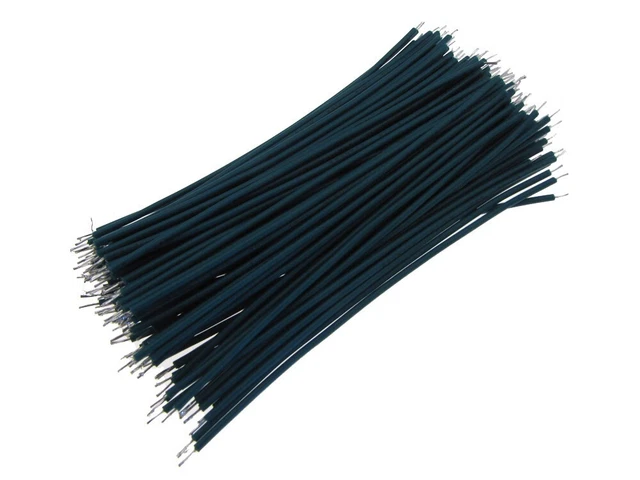 【4CM】 30AWG Standard Jumper Wire Pre-cut Pre-soldered - Green - Pack of 300