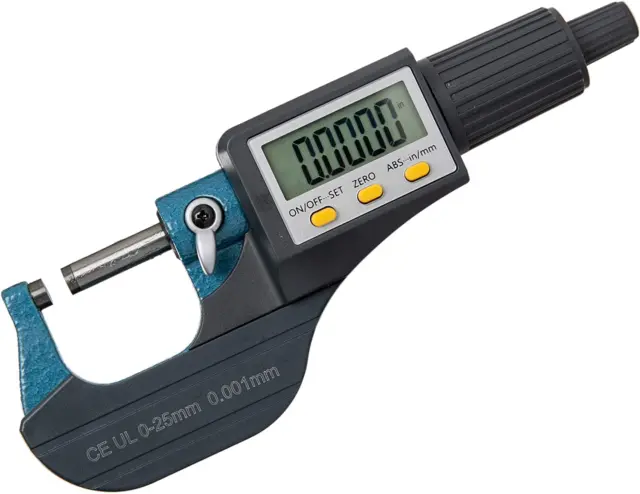 Vernier Digital Palmer/Micromètre de précision 0-25mm / 0,001mm (AK9635D)