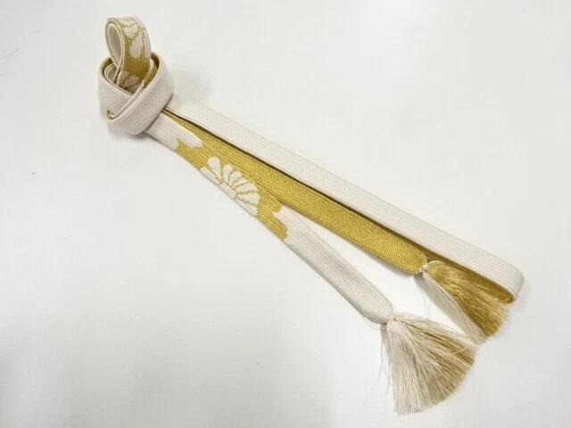 6141780: Japanese Kimono / Vintage Hand-Tied Obijime Cord
