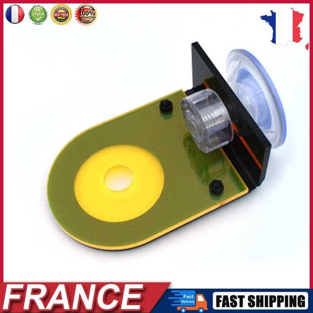 Fish Tank Coral Frag Rack Aquarium Reef with Plugs Suction Holder (Yellow) fr