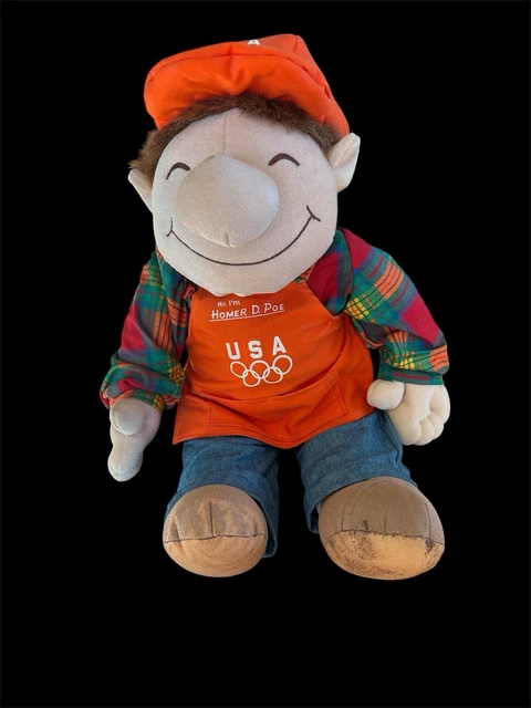 VINTAGE HOME DEPOT Homer D Poe 15” Plush Doll $40.00 - PicClick CA