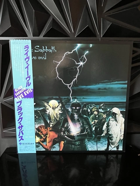 BLACK SABBATH LIVE Evil 1983 Japanese Vertigo Includes 2xLP