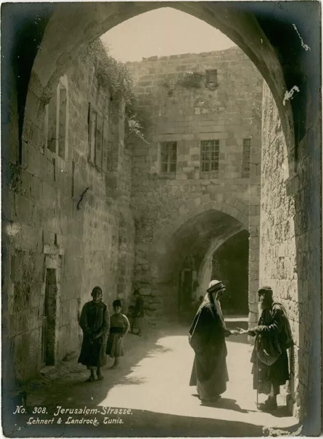 fotografia photo Jerusalem Gerusalemme Palestina Lehnert & Landrock Tunis 1914