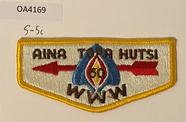 Boy Scout OA 60 Aina Topa Hutsi Lodge Flap S5c