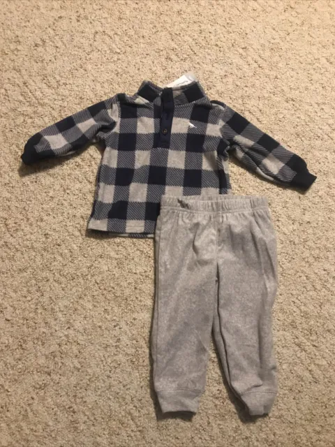 Carters Baby Boy Two Pieces, Sweater and Pants  set 12M