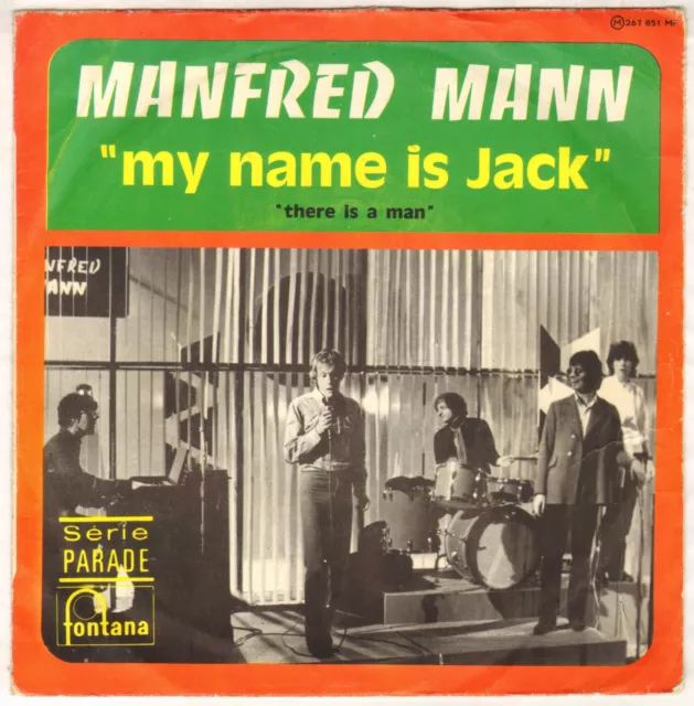 Manfred Mann "My Name Is Jack" Sp 1968 Fontana 267 851