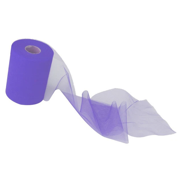 1 pieza Rollo de tela de tul Práctico rollo de tela de tul para decoración de fiesta