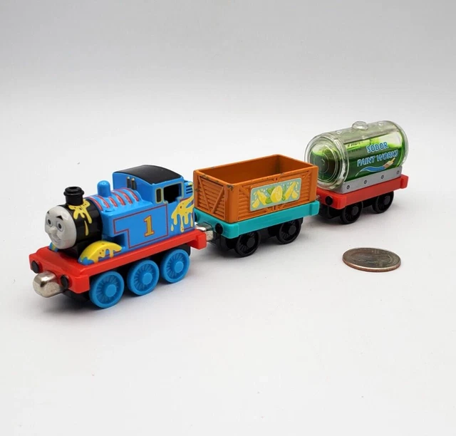 THOMAS FRIENDS DIECAST Take N Play Along Train Tank Pop Goes & Cargo