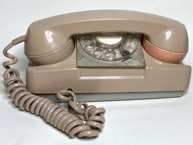 StarLite Pink Rotary Telephone GTE Automatic Electric Princess Vintage READ