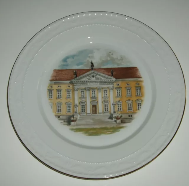 KPM Berlin Porzellanteller - Dekor Kurland - Schloß Bellevue - 25,5 cm