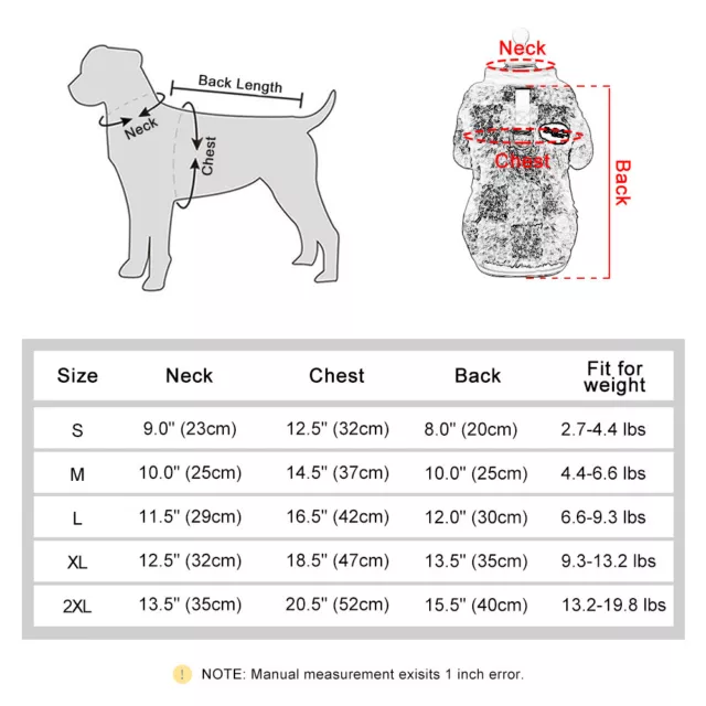 Fleece Dog Jumper Sweater Warm Soft Pet Puppy Vest Coat for Small Dogs Chihuahua 2