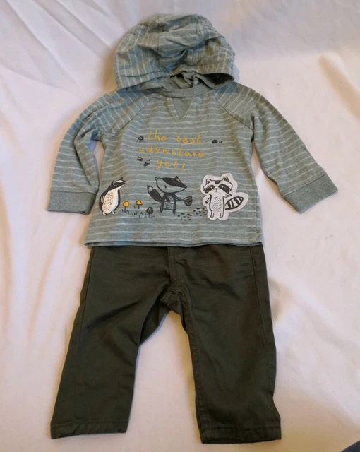 H&M George Outwear Bundle Newborn Baby Boys Hoodie Tops Trousers 6-9 months