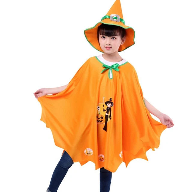 Costume Strega Halloween Cosplay Bambini Abiti Carnevale Festa Strega8859
