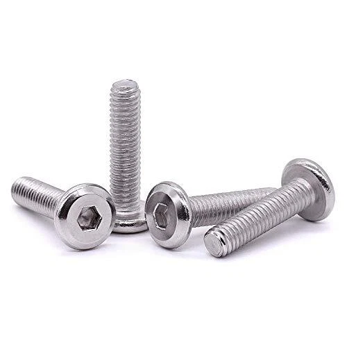 M6-1.0 x 20mm Flat Head Hex Socket Cap Screws Bolts, 304 Stainless Steel 18-8...
