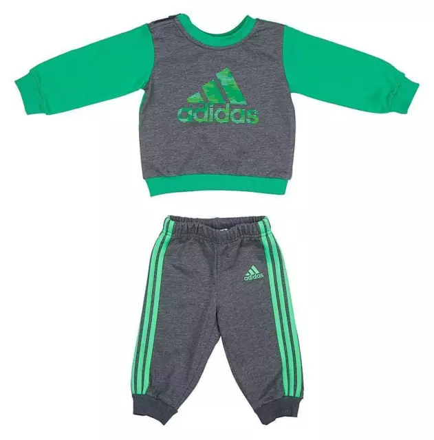 Adidas I J divertente logo jogger tuta jogger neonato bambino AB7026
