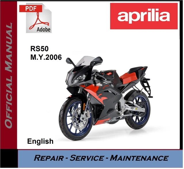 aprilia rs50/rs125 サービスマニュアル APRILIA RS50 RS 50 2006