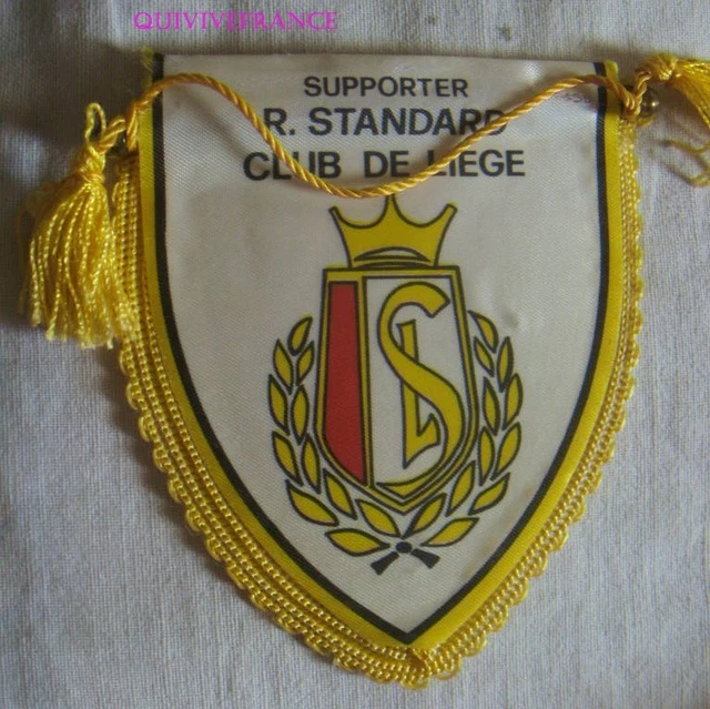 Lot De 2 Anciens Fanions 80s : R. Standard C.L. Liège (Belgique)